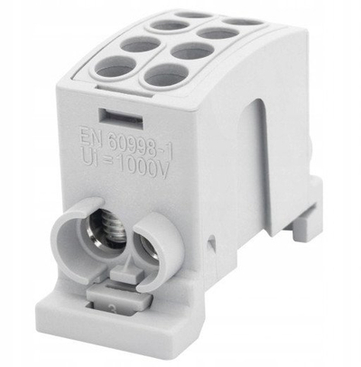 Klemë shpërndarëse 1x25 1x16, 100A, IP20, gri