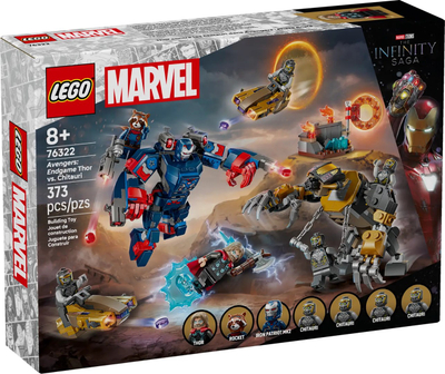 Lodër ndërtuese LEGO Avengers Endgame Thor Vs Chitauri, për fëmijë, shumëngjyrëshe