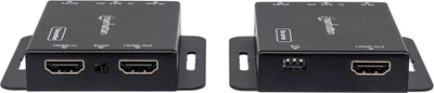 Sistem HDMI me rrjet Manhattan 207461, deri 50m, CAT6 6a 7, i zi