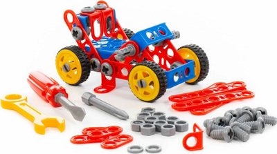Set ndërtimi Polesie Inventor Vehicle, 97 pjesë, lodër për me bo gjëra me dorë, shumëngjyrësh