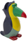 Mbajtës për syze WEDO Toucan, polyresin, dizajn tukan shumëngjyrësh