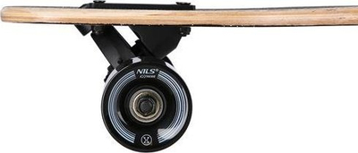 Longboard Nils Wooden, kushineta ABEC 7, rrota PU 85A, i zi