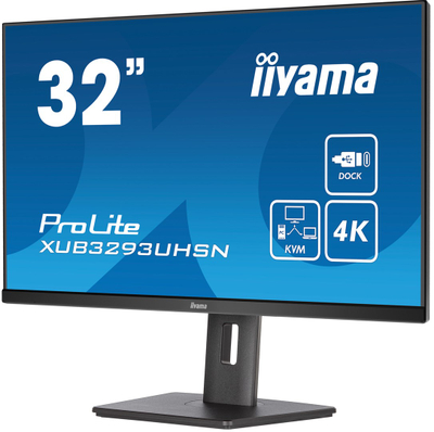 Monitor iiyama ProLite XUB3293UHSN-B5, 31.5", 3840 x 2160, i zi