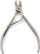 Këmbaça për kutikula pa markë, çelik inox, 9.3cm, ngjyrë argjendi