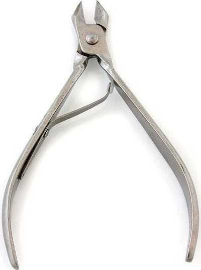 Këmbaça për kutikula pa markë, çelik inox, 9.3cm, ngjyrë argjendi