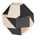 Triangle Snake Two Color Natur Black - Fridolin