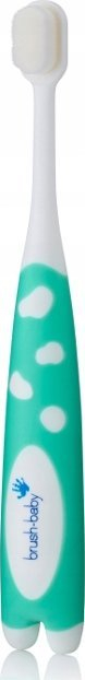 Set furçash dhëmbësh Brush Baby FirstBrush, për fëmijë, 2 copë, shumëngjyrëshe