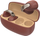 Kufje JVC Nearphone True Wireless, open ear, ngjyrë maroon