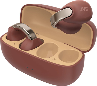 Kufje JVC Nearphone True Wireless, open ear, ngjyrë maroon