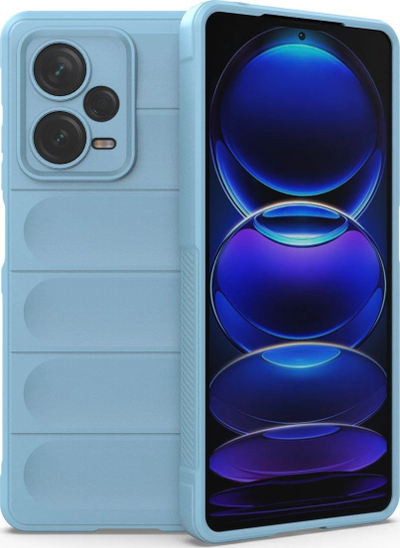 Kullë telefoni Hurtel Magic Shield, për Xiaomi Redmi Note 12 Pro Plus, antishtresim, light blue