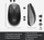 Maus Logitech M190 (910-005906), i zi / hirtë