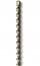 Bit SDS plus Bosch 2609255534, për gur, metal i fortë, gri