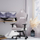 Karrige lojërash ThunderX3 CORE Armchair LOFT, ergonomike, me mbështetëse këmbësh, gri