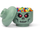 Кутија за складирање LEGO Head - зелен скелет (L)