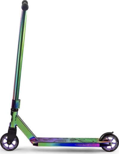 Trotinet stunt Soke Pro Street, rrota 110 mm, ABEC 9, neo chrome