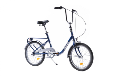 Biçikletë palosëse Pegas Practic Retro 20", çelik, 3 shpejtësi, blu kobalt