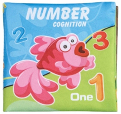 Liber edukativ E-EDU Little Child's Book Numbers, për foshnje 0+, 10 x 10 cm, shumëngjyrësh