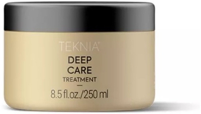 Maskë flokësh Lakme Teknia Deep Care, rigjeneruese për flokë të thatë dhe të dëmtuar, 250ml, bezhë