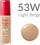 Fondatinë Bourjois Healthy Mix Clean and Vegan, 30 ml, ngjyra 53W Light Beige