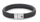 Byzylyk për meshkuj Rebel&Rose RR-M0019-S, i zi/argjendtë
