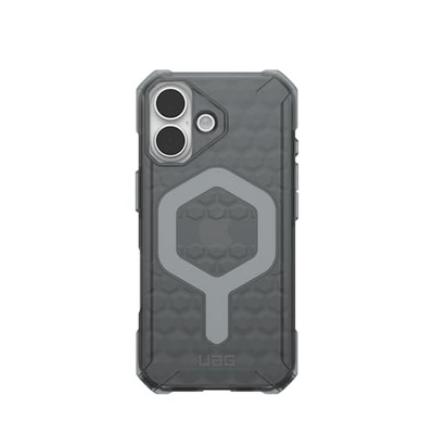 Kapak telefoni UAG Essential Armor për iPhone 17, i shkru me MagSafe, mbrojtje me gradë ushtarake, plastikë translucent Ash
