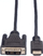 Kabllo HDMI në DVI-D Roline 11.04.5519, 1m, e zezë