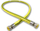Kabllo lidhëse për gaz Mora PVC braid F1 / 2-F1 / 2 L-1500 me dy vida kthyese
