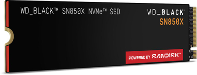 SSD M.2 NVMe WD Black SN850X, 4TB, PCIe 4.0, e zezë
