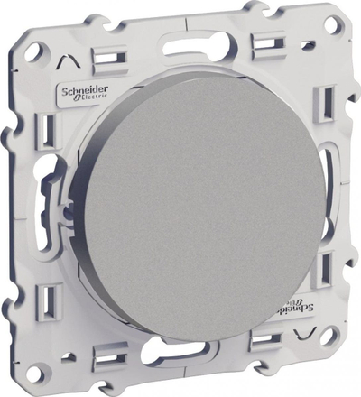 Ndërprerës shkallësh Schneider Electric Odace (S53D203), 10 A, 250 V, i argjendtë