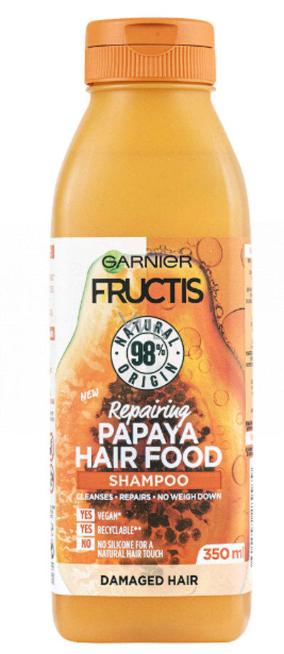 Shampo për flokë Garnier Fructis Papaya, 350 ml
