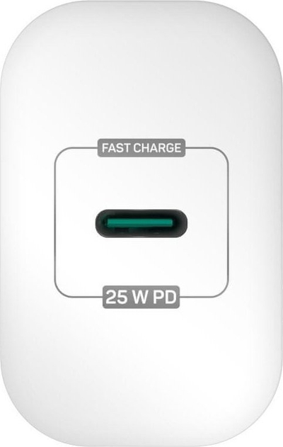 Karikues për në prizë CONNECT IT Voyager2, 25W PD, USB C, i bardhë