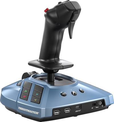 Џојстик за летање Thrustmaster TCA Captain Pack X Airbus Edition, за Xbox Series X S и PC, USB, сив