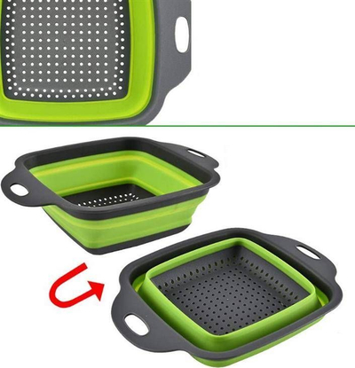 Set kulluese silikoni Home Appliances, 2 copë, e hirtë/e gjelbër