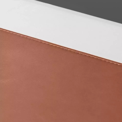 Mouse pad tavoline Spigen LD302, madhësi e madhe, lëkurë PU, kafe