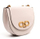 Çantë për femra Guess Fleet Flap Crossbody Saddle Bag, bezhë