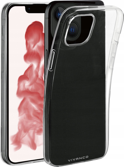 Kapak telefoni Vivanco Super Slim për iPhone 14 Plus, TPU, transparent