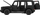 Lodër makinë Rastar Mercedes AMG G 63, metal, shkallë 1:32, e zezë