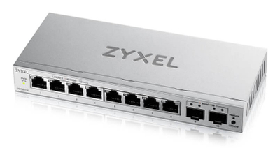 Switch rrjeti Zyxel GS1200-10v3, 8 porta Gigabit, 2 porta SFP, i zi