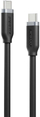 Kabllo USB C në USB C Elements Silicone, 2m, 240W 5A, e zezë