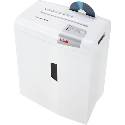 Shredder dokumentesh HSM Shredstar X10 P 4, 160W, prerje tërthore, i bardhë