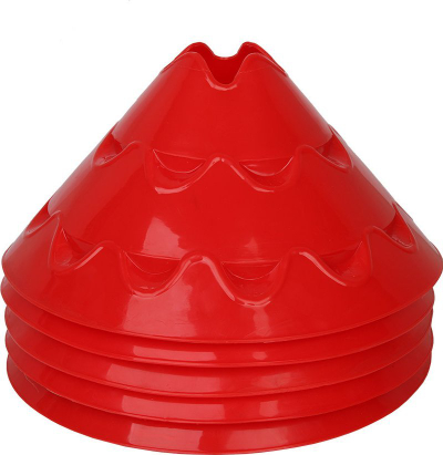 Kone trajnimi Maxwel Mushroom Cone, 15 cm, PVC, i kuq