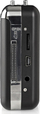 Konvertues portativ kasetash në MP3 me USB, me kabllo USB dhe program, gri