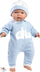 Kukull bebe Llorens Baby Doll Joel, 38 cm, trup pambuku, për fëmijë mbi 3 vjeç