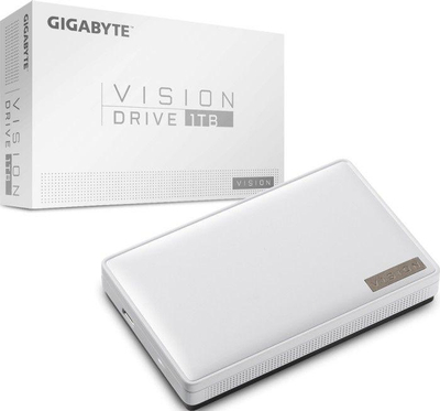 Disk i jashtëm SSD Vision Gigabyte (GP-VSD1TB), 1 TB, i bardhë 