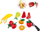 Set lodrash kuzhine Hape Healthy Fruits, 8 pjesë, druri, me ngjyra