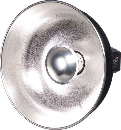 Reflektor beauty dish Aurora ALR 116, 43cm, Bowens mount, ngjyrë argjendtë