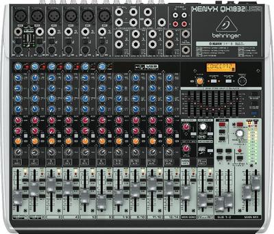 Mikser audio Behringer Xenyx QX1832USB, 18 kanale, USB, gri