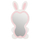 Pasqyrë dysheme për fëmijë Bunny 80x162Hcm (HM4489.01), rozë/ bardhë/ zezë