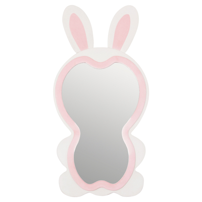 Pasqyrë dysheme për fëmijë Bunny 80x162Hcm (HM4489.01), rozë/ bardhë/ zezë