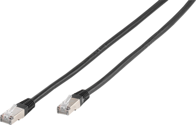 Kabllo rrjeti Vivanco CAT6, 1m, RJ45, i zi